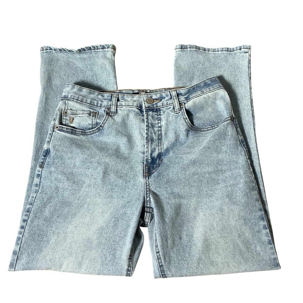 Frye‎ Womens Light Wash Straight Leg High Rise Jeans Size 4/27 QS23020DL Blue
